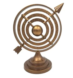 Aluminiowe astrolabium sferyczne strzałkowe 30 cm NI9114A