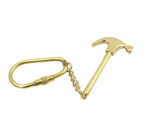 Brelok do kluczy młotek KRT23 – mosiężny