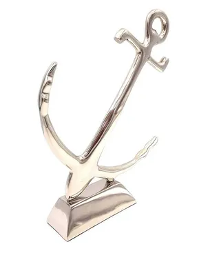 Duża kotwica metalowa 35 cm – dekoracja marynistyczna N-2299