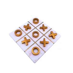 Kółko i krzyżyk na marmurowej podstawie 14x14 cm – 1598