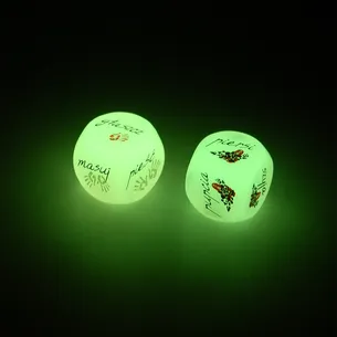 Kości miłości świecące w ciemności do gry wstępnej Froster