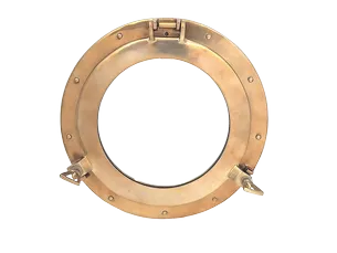 Lustro Bulaj 38 cm srebrne – metal i szkło, N-0268D