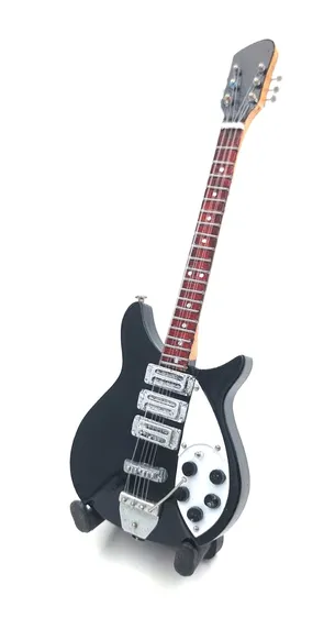 Mini gitara 15 cm BMG-017 w stylu J. Lennon – model kolekcjonerski