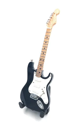 Mini gitara 15 cm BMG-030 w stylu E. Clapton z stojakiem