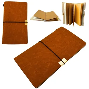 Skórzany notes podróżnika z organizerem i wizytownikiem EE7