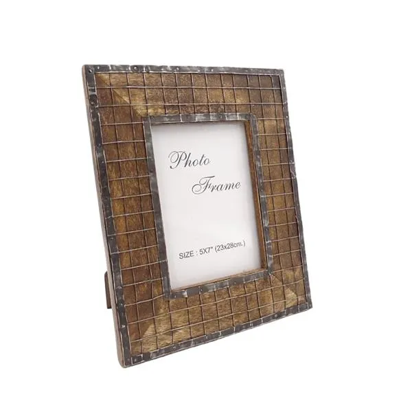 Drewniana ramka na zdjęcia A-1329 13 × 18 cm z drewna mango