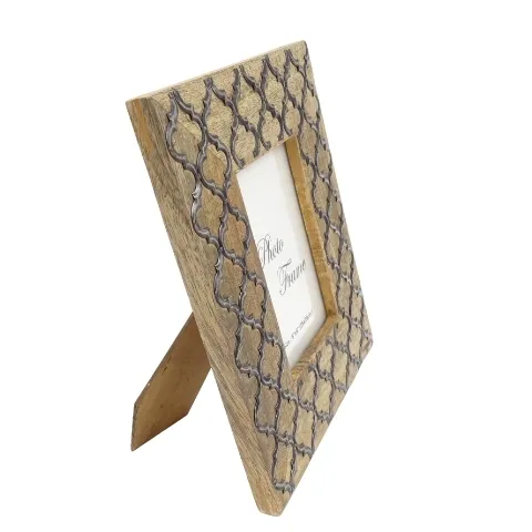 Drewniana ramka na zdjęcia koniczynka marokańska A-1133 15 x 10 cm