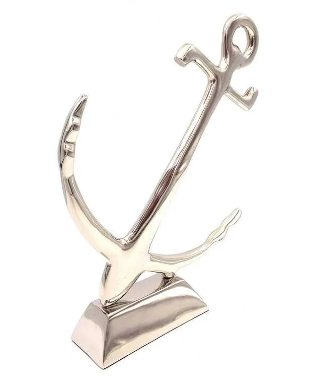 Duża kotwica metalowa 35 cm – dekoracja marynistyczna N-2299
