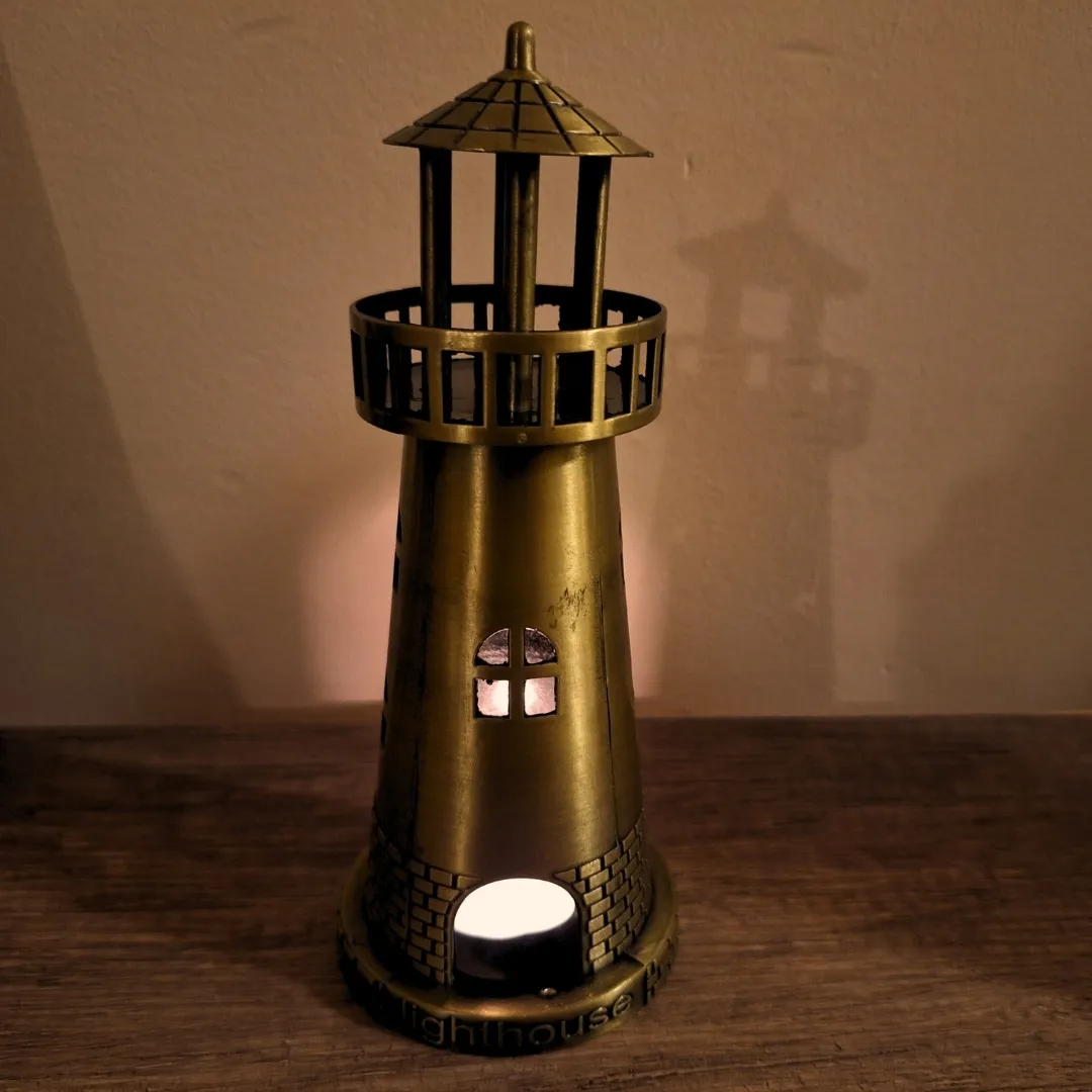 Figurka latarnia morska – świecznik na tealight 18,5 cm LT