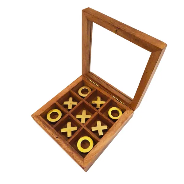 Kółko i krzyżyk w pudełku ze szklanym topem DNU-004