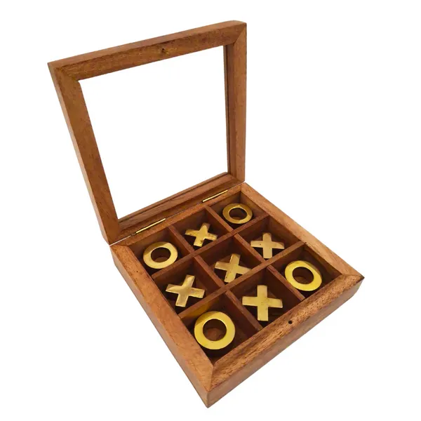 Kółko i krzyżyk w pudełku ze szklanym topem DNU-004