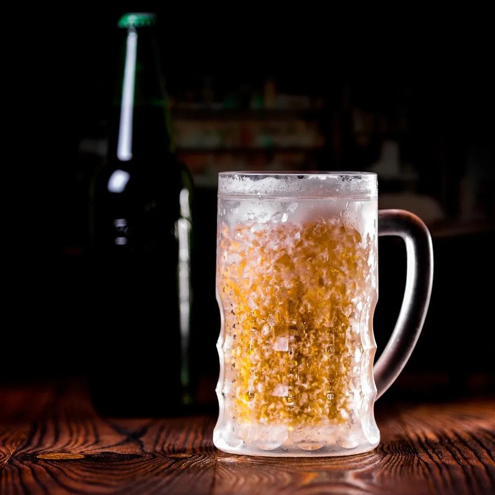 Lodowy kufel Froster Max z żelem chłodzącym do piwa 600 ml