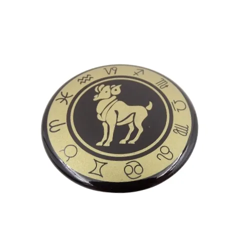 Magnes Baran – znak zodiaku, metal emaliowany