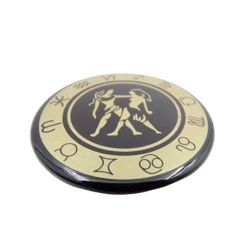 Magnes Bliźnięta – znak zodiaku BLI, emaliowany metalowy 6 cm