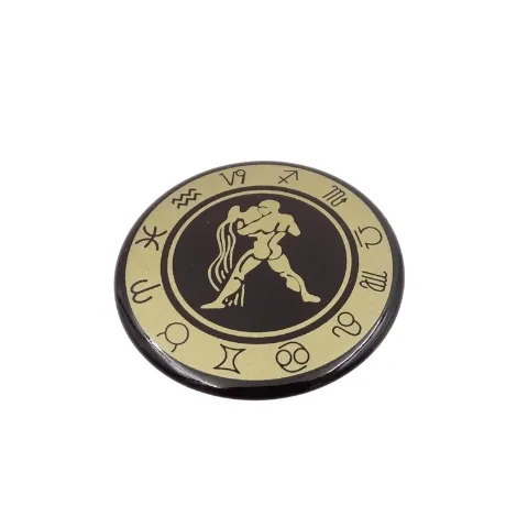 Magnes Wodnik – znak zodiaku, metalowy emaliowany