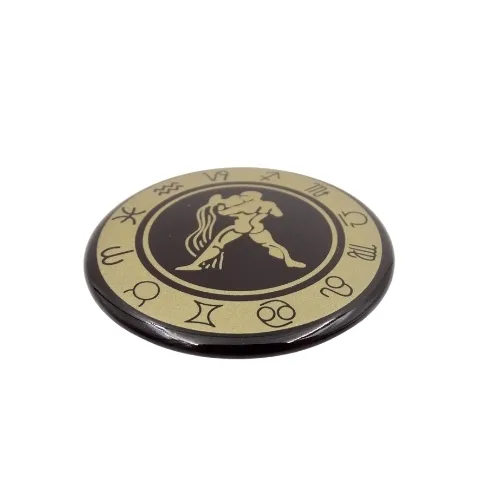 Magnes Wodnik – znak zodiaku, metalowy emaliowany