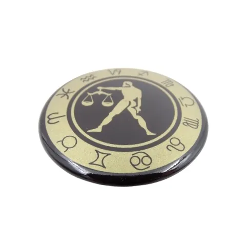 Magnes znak zodiaku Waga emaliowany 6 cm