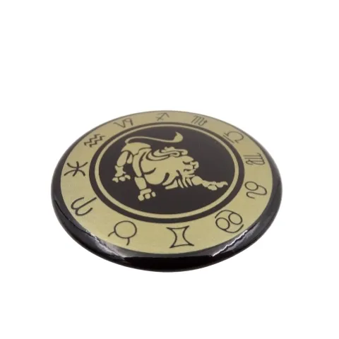 Magnes zodiakalny Lew – metalowy emaliowany