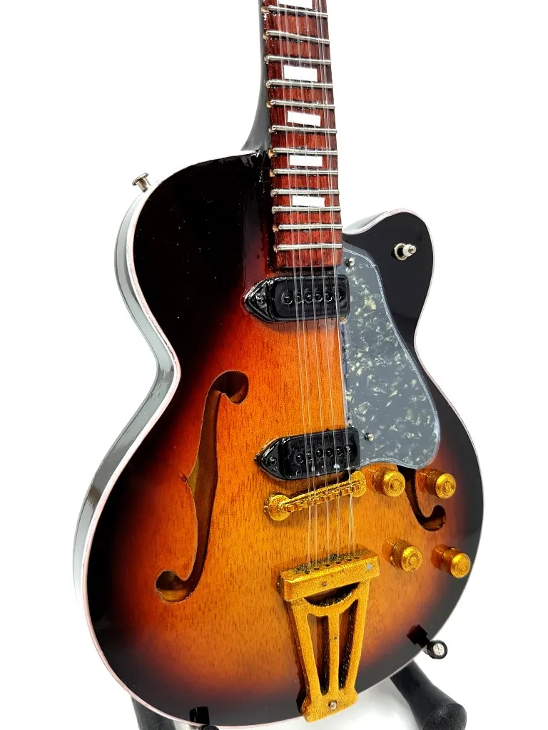 Mini-gitara Elvis Presley 1:4 z drewnianego mahoniu MGT-0857
