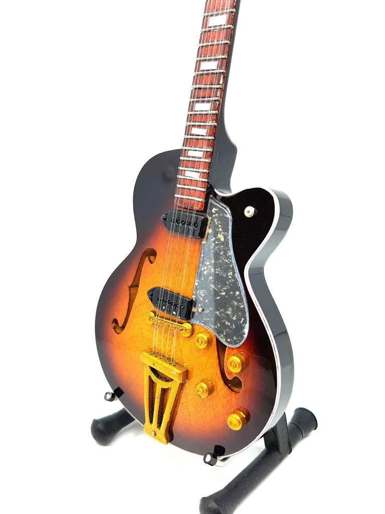 Mini-gitara Elvis Presley 1:4 z drewnianego mahoniu MGT-0857