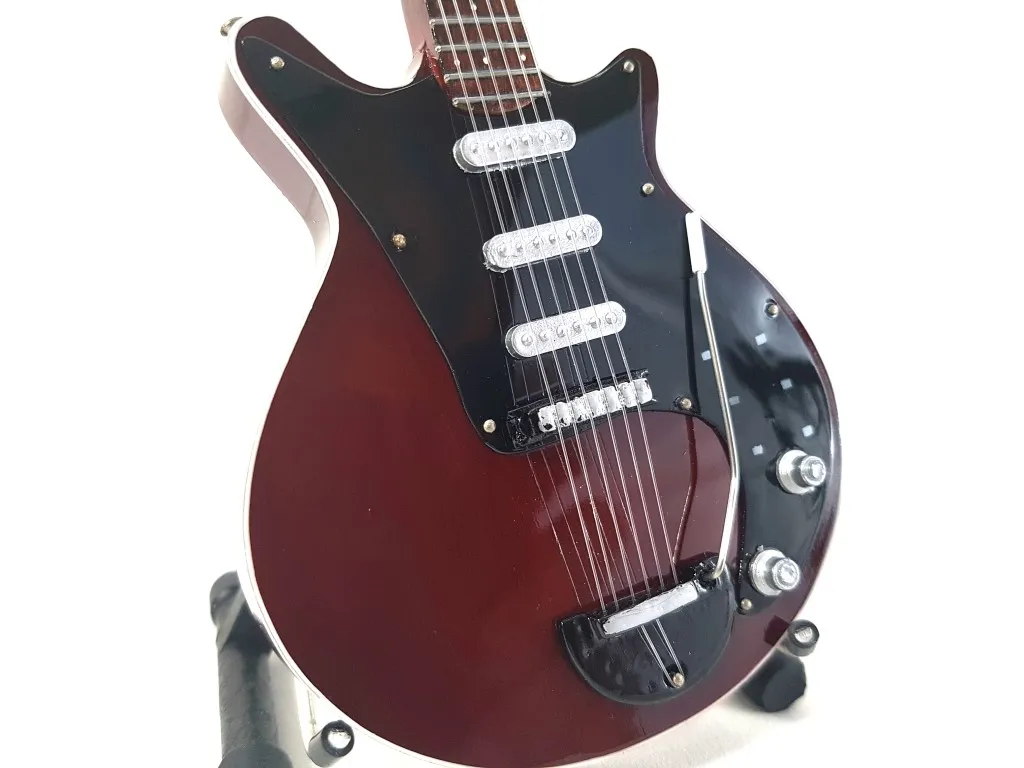 Mini gitara w stylu Queen Brian May MGT-0420 skala 1:4