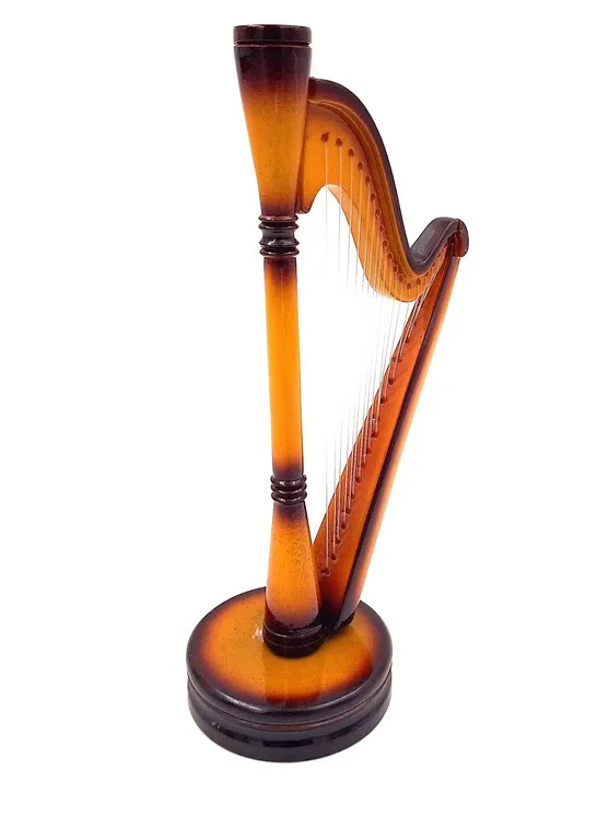 Mini harfa dekoracyjna 20 cm z balsy MIN-0092