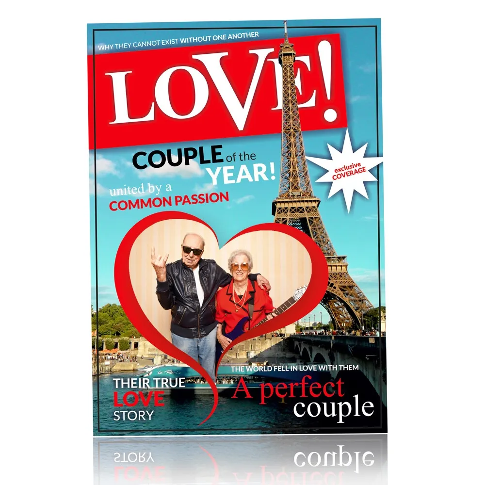 Ramka na zdjęcia LOVE (EN) Froster – okładka magazynu