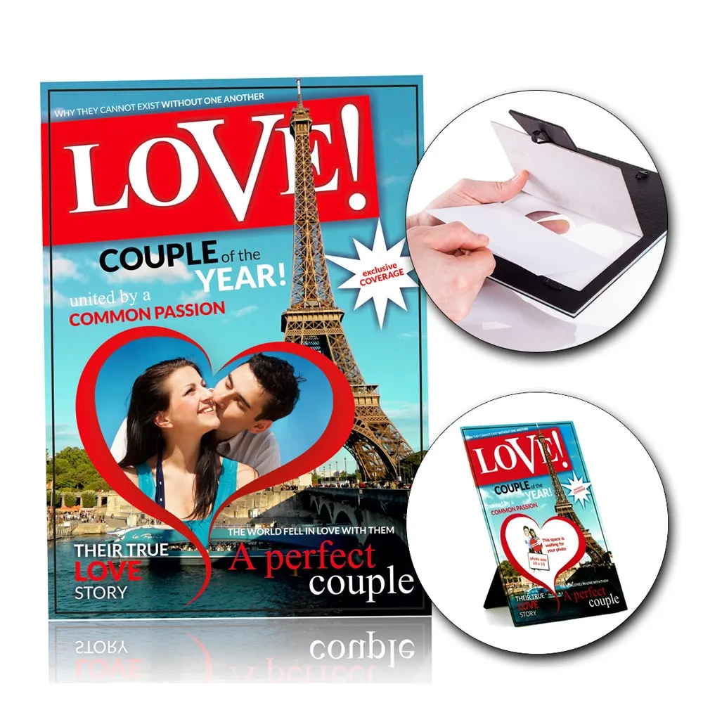 Ramka na zdjęcia LOVE (EN) Froster – okładka magazynu