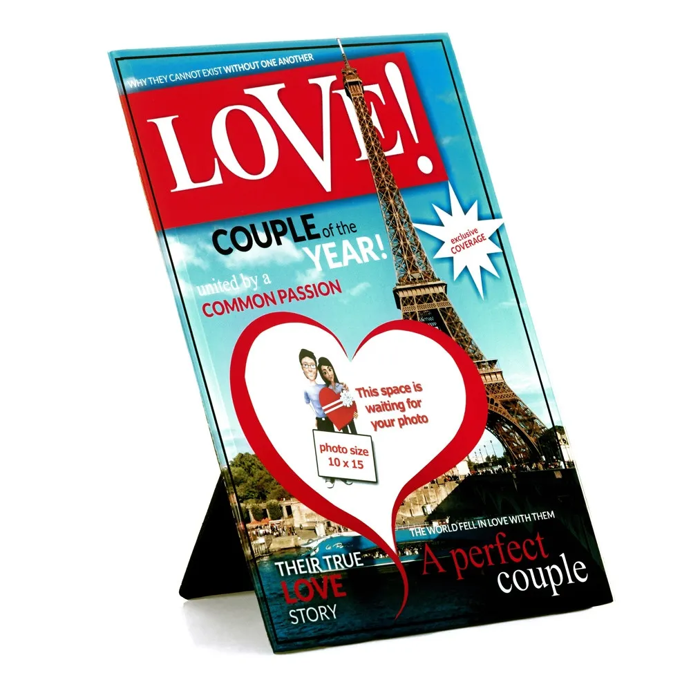 Ramka na zdjęcia LOVE (EN) Froster – okładka magazynu