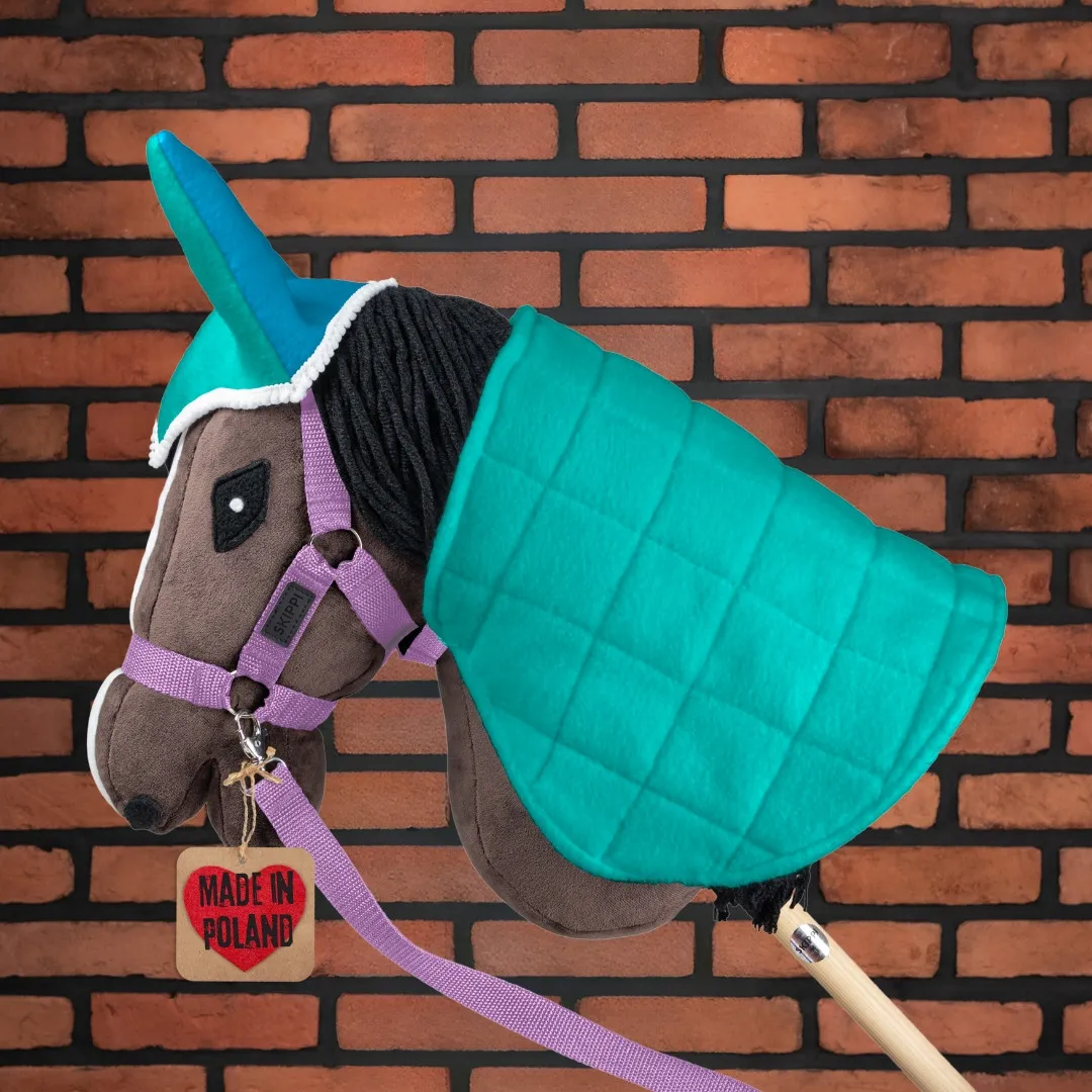 Skippi kantar dla Hobby Horse z wodzami i 2 wymiennymi futerkami – lawendowy
