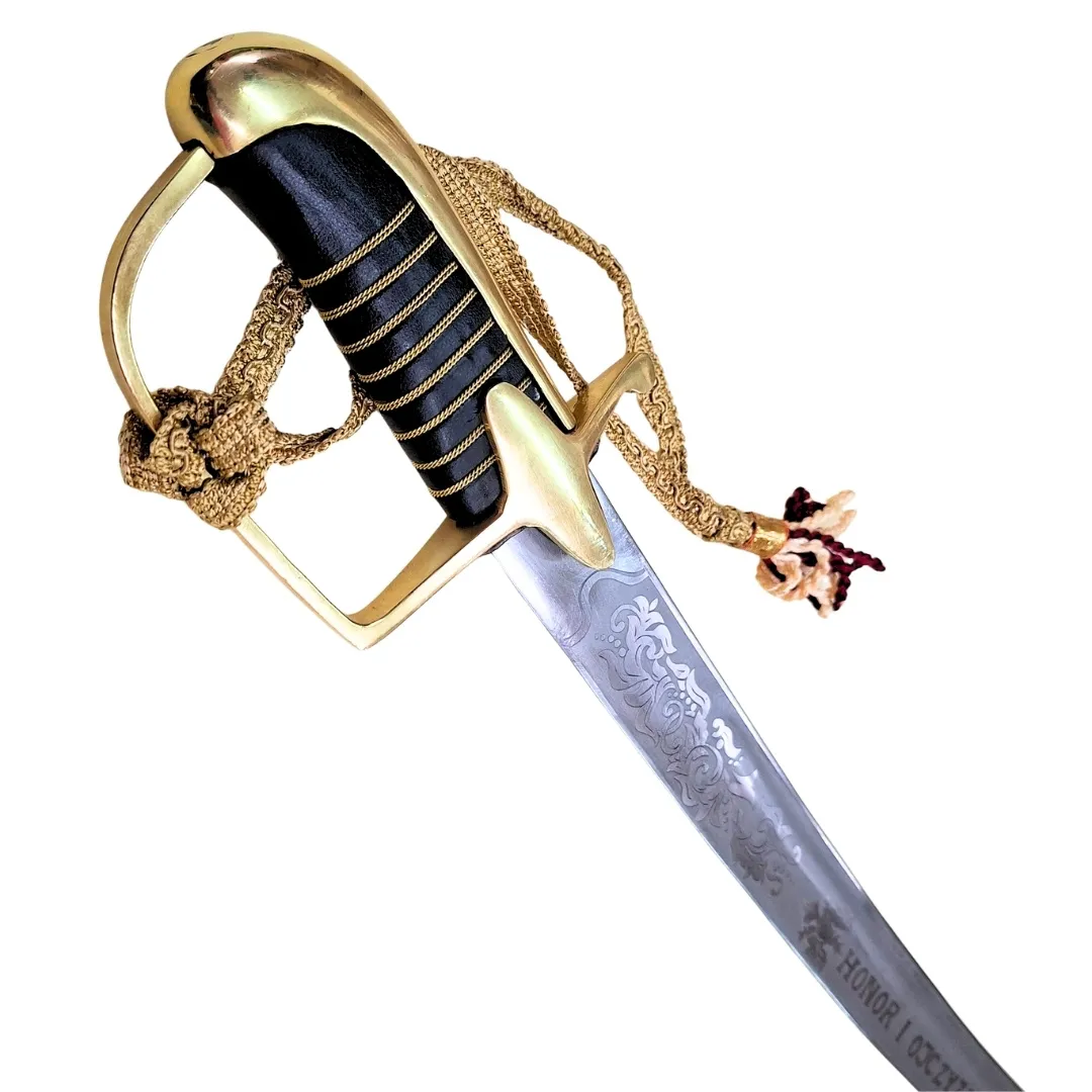 Szabla polska wz. 21 z napisem Honor i Ojczyzna – replika SP