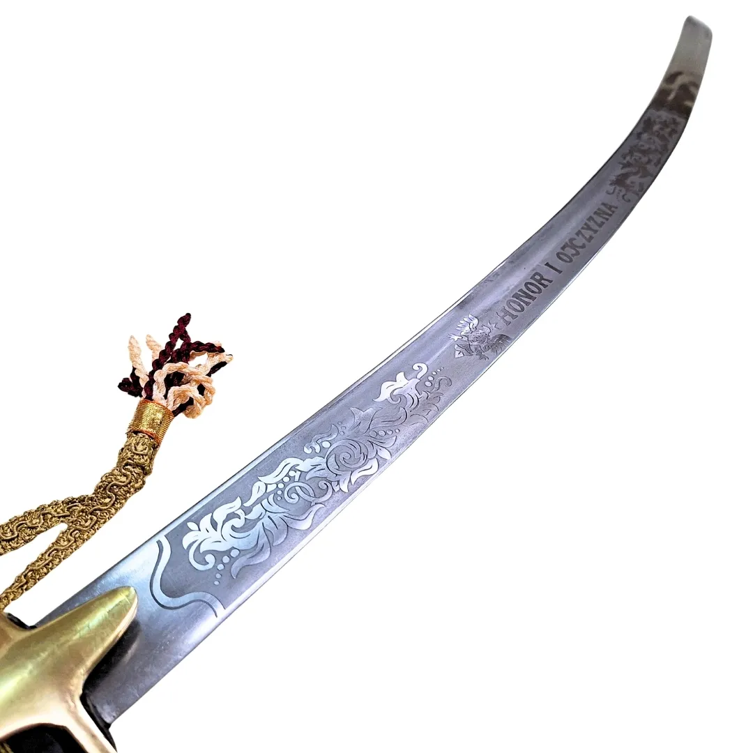 Szabla polska wz. 21 z napisem Honor i Ojczyzna – replika SP
