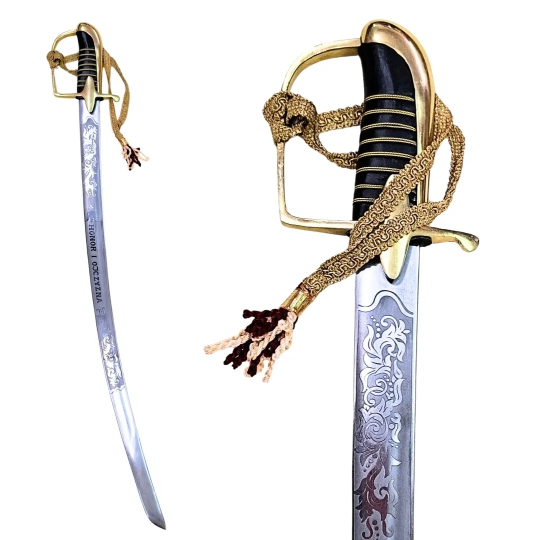 Szabla polska wz. 21 z napisem Honor i Ojczyzna – replika SP