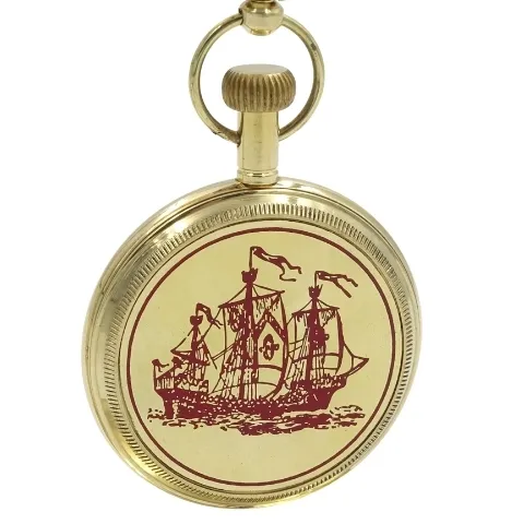 Zegar marynistyczny na biurko NC2126 z mosiądzu