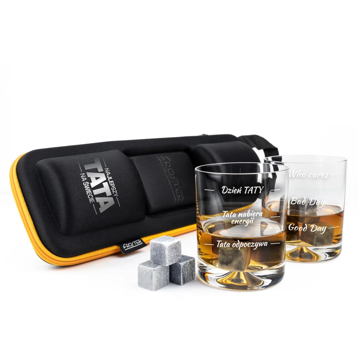 Zestaw miłośnika whisky Froster dla taty – prezent na Dzień Ojca i urodziny
