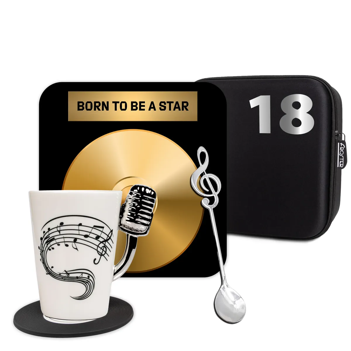 Zestaw prezentowy dla muzyka na 18 urodziny Froster Born to Be a Star