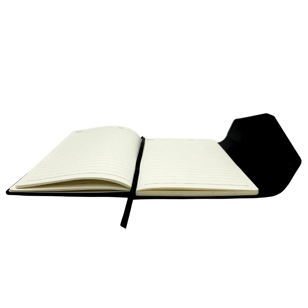 Zestaw prezentowy premium: notes A5, długopis i pendrive 16GB w pudełku czarno-złoty EE9